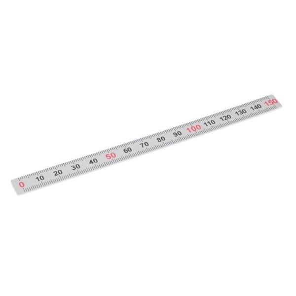 J.W. Winco GN711-KUS-300-W-L Adhesive Ruler GN711